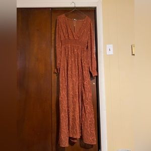 Rust Baltic Born Maternity dress